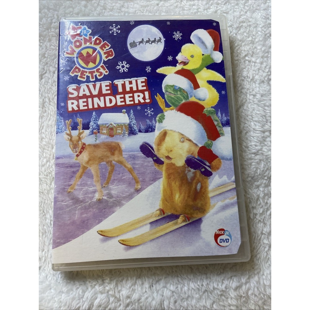 Wonder Pets Save the Reindeer Dvd Nick Jr Nickelodeon Tested Works
